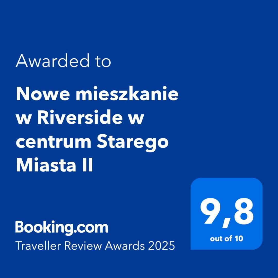 Nowe mieszkanie w Riverside w centrum Starego Miasta II Gdańsk Zewnętrze zdjęcie